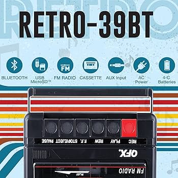 QFX RETRO SHOEBOX - Bluetooth対応 QFX RETRO SHOEBOX - Bluetooth対応 – ODD TAPE